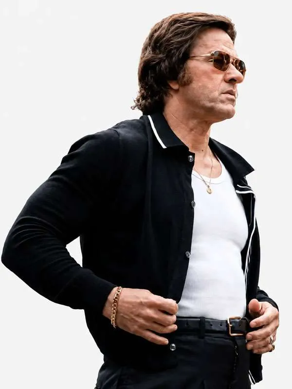 Shop Greg Scarpa By Any Means 2026 Mark Wahlberg Black Jacket