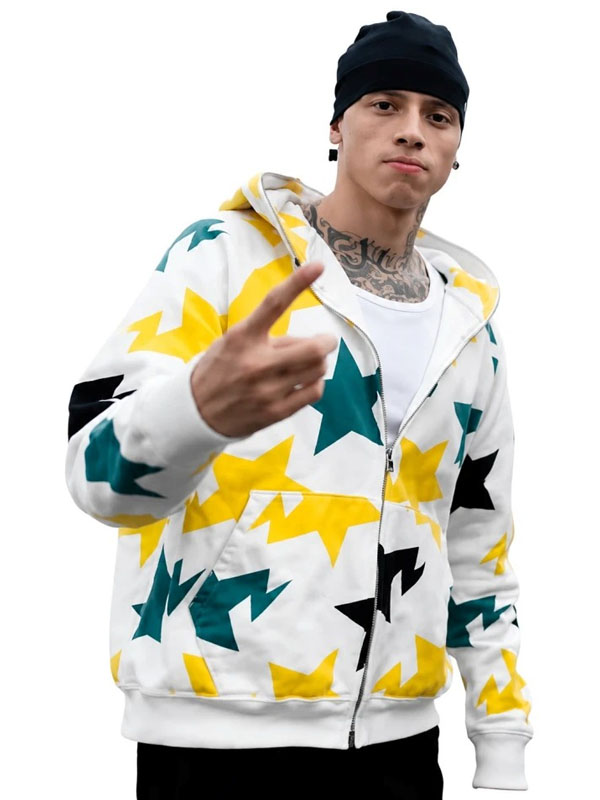 Central Cee Star Printed Hoodie