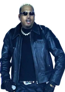 Chris Brown The R&B Tour 2026 Leather Jacket