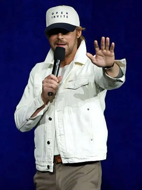 Shop CinemaCon 2026 Amazon MGM Studios Ryan Gosling White Cotton Jacket