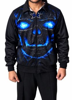 Dallas Cowboys Halloween Skull Printed Jacket