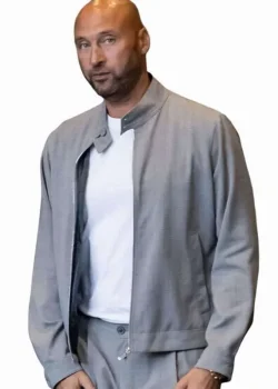 Derek Jeter MLB All-Star Week 2026 Grey Jacket