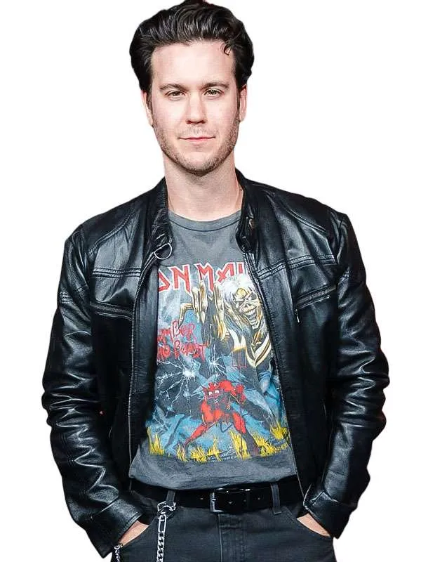 Evil Dead Burn 2026 Movie Premiere James Deveney Black Leather Jacket