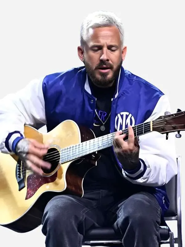 Inter Milan Fanatics Fest New York City 2026 Blue & White Varsity Jacket