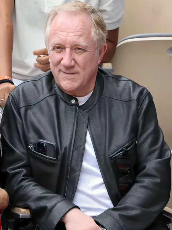 Francois Henri Pinault Black Leather Jacket