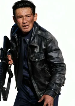 Hope 2026 Hwang Jung-min Black Leather Jacket