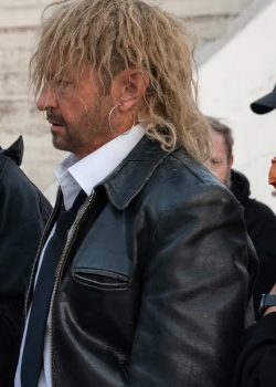 Hot Spot Andrzej Konopka Black Leather Jacket