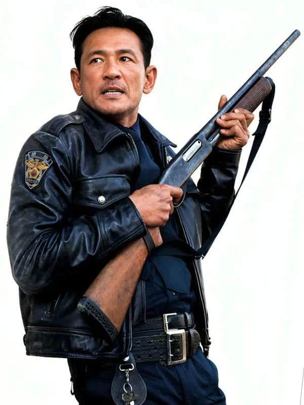 Hope 2026 Hwang Jung-min Black Leather Jacket
