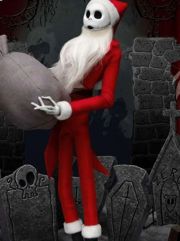The Nightmare Before Christmas Jack Skellington Red Santa Suit