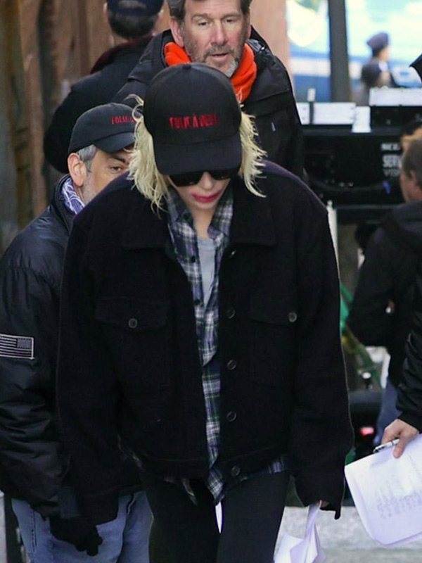 Lady Gaga Joker Folie à Deux Black Wool Jacket