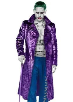 Joker Suicide Squad Jared Leto Purple Coat
