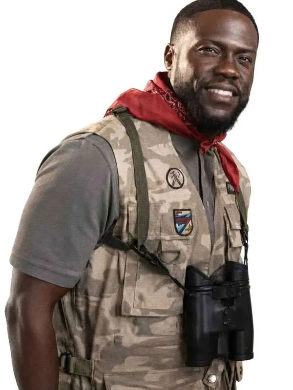 Kevin Hart Jumanji Open World 2026 Franklin Finbar Safari Vest