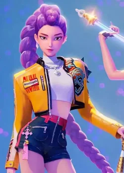 KPop Demon Hunters Rumi Yellow Jacket