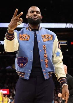 LeBron James NBA Corazon Varsity Jacket