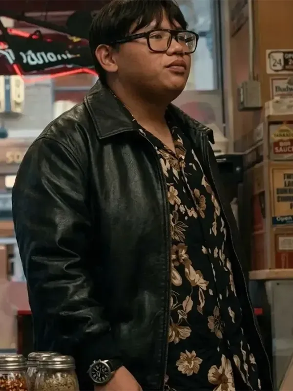 Spider-Man Brand New Day Jacob Batalon Black Leather Jacket