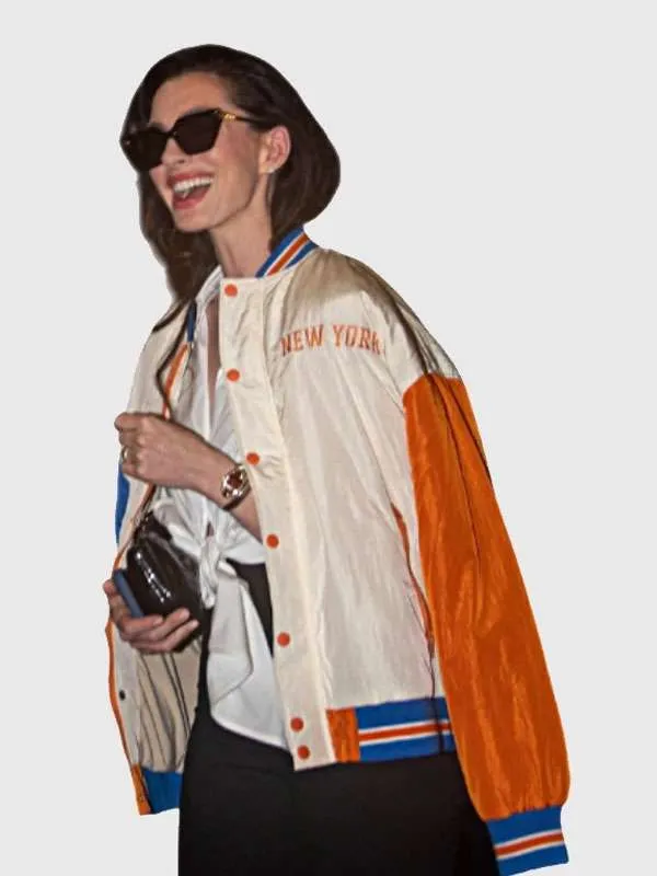 New York Knicks Anne Hathaway Jacket