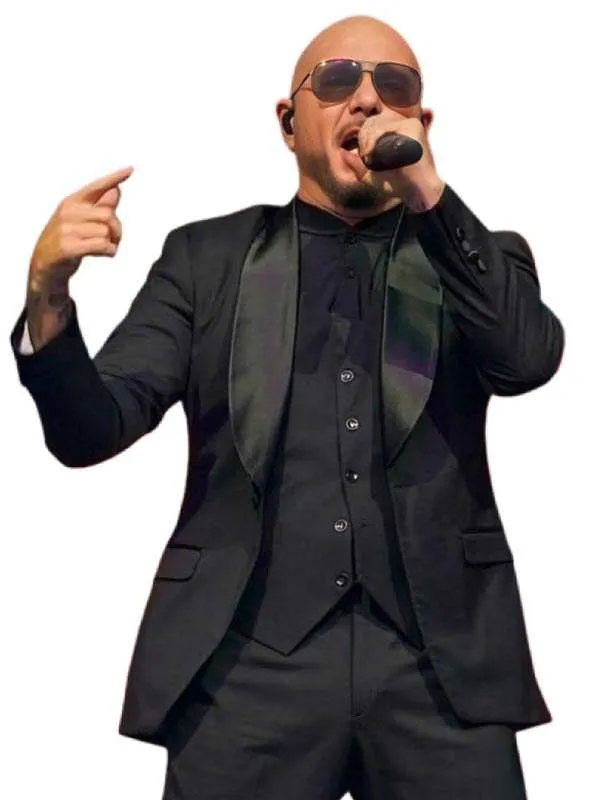 I’m Back Tour Pitbull Black Blazer