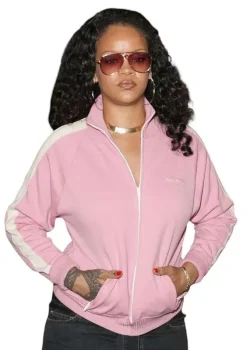Rihanna NYC 2026 Pink Track Jacket