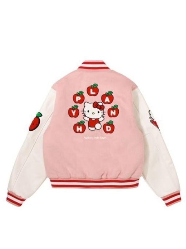 Hello Kitty Pink Letterman Jacket