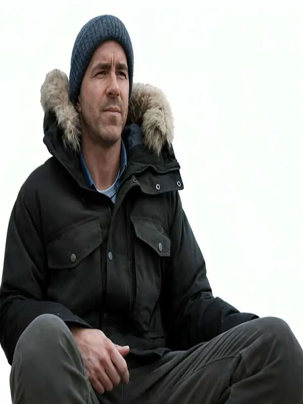 Ryan Reynolds Mayday 2026 Lieutenant Troy Kelly Green Parka Hooded Jacket