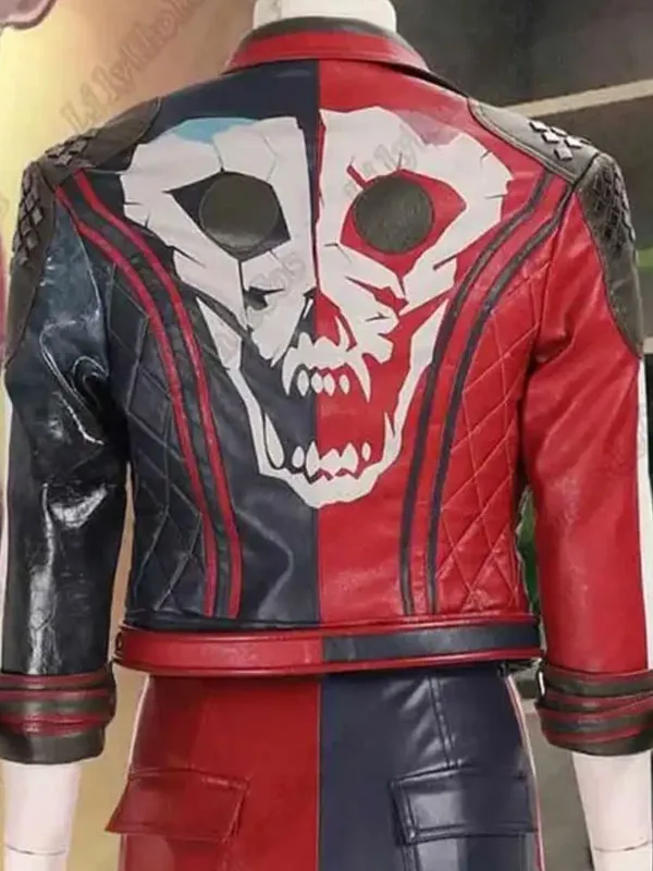 Suicide Squad Kill the Justice League Harley Quinn Cropped Jacket