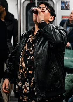 Spider-Man Brand New Day Jacob Batalon Black Leather Jacket