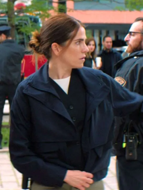 Karla Souza TV Series 56 Days 2026 Lee Reardon Blue Jacket