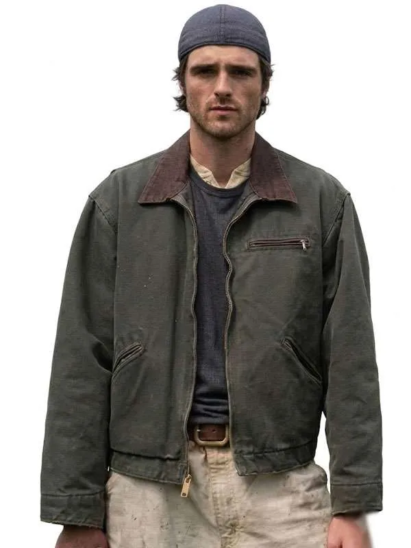 Jacob Elordi The Dog Stars 2026 Hig Green Cotton Jacket