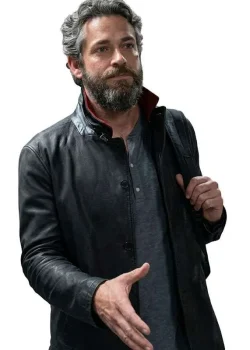 The Fix 2026 Zachary Levi Black Jacket