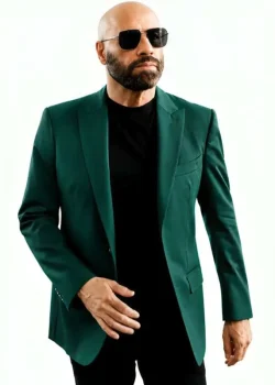 The Gentleman Thief 2026 John Travolta Green Blazer