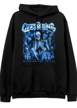 The Offspring Sitting Skeleton 2026 Tour Hoodie