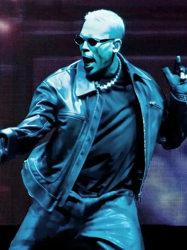 Chris Brown The R&B Tour 2026 Leather Jacket