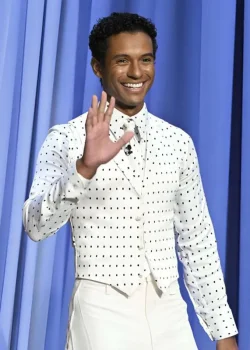 The Tonight Show S13 Jaafar Jackson White Vest