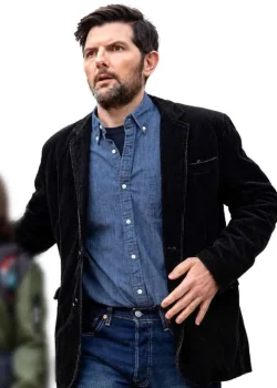 The Whisper Man 2026 Adam Scott Corduroy Blazer