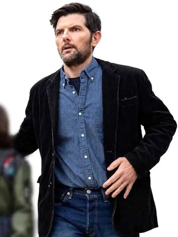 The Whisper Man 2026 Tom Kennedy Black Corduroy Blazer