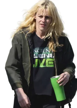 The Wrong Girls Kristen Stewart Green Cotton Jacket
