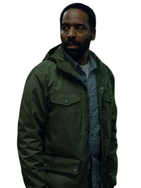 Kevin Carroll Widow’s Bay S01 Bechir Green Hooded Jacket