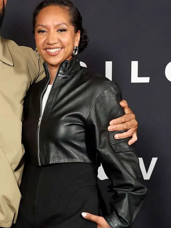 Silo 2026 Alexandria Riley Black Leather Jacket