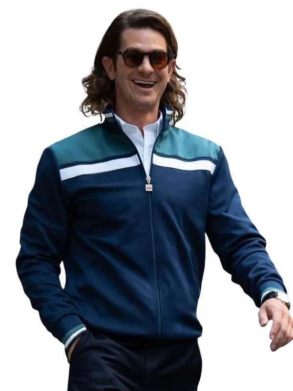 Andrew Garfield US Open Champions Blue Track Jacket