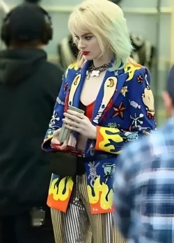 Birds Of Prey Harley Quinn Blue Blazer