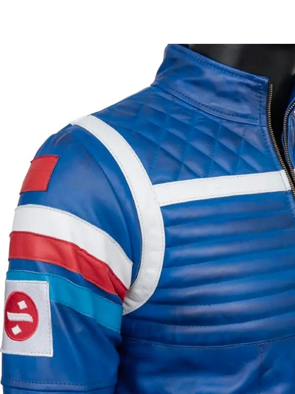 Shop My Chemical Romance Party Poison Leather Blue Jacket