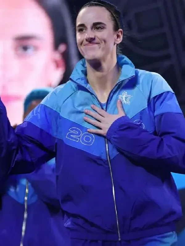 Caitlin Clark ATT WNBA All-Star-Game 2026 Blue Track Jacket