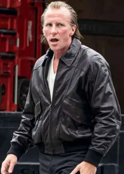 Christian Bale Madden Black Leather Jacket