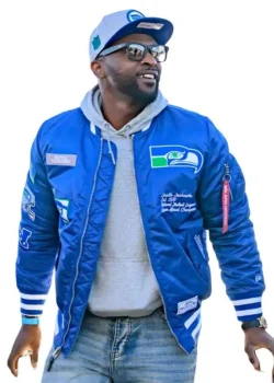 Cliff Avril 2026 Seahawks Bomber Jacket