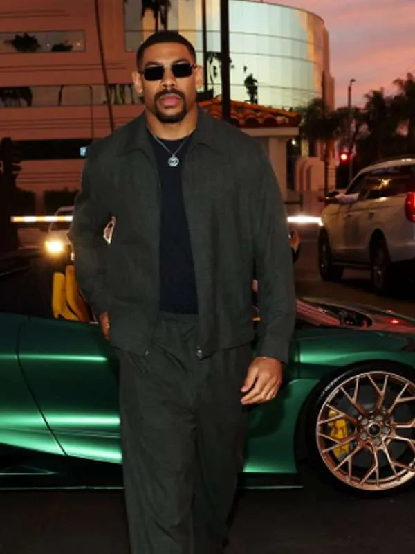 Lanterns LA Premiere Aaron Pierre Grey Cotton Jacket