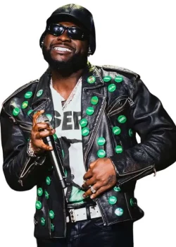 Davido London Concert 2026 Leather Jacket