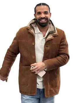 Drake Brown Suede Leather Jacket