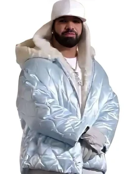 Drake Iceman Blue Quilted Jacket