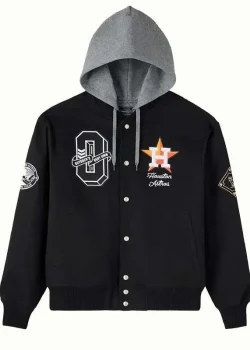 Houston Astros 2026 OVO Black Varsity Jacket