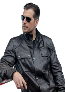In The Grey 2026 Henry Cavill Leather Jacket